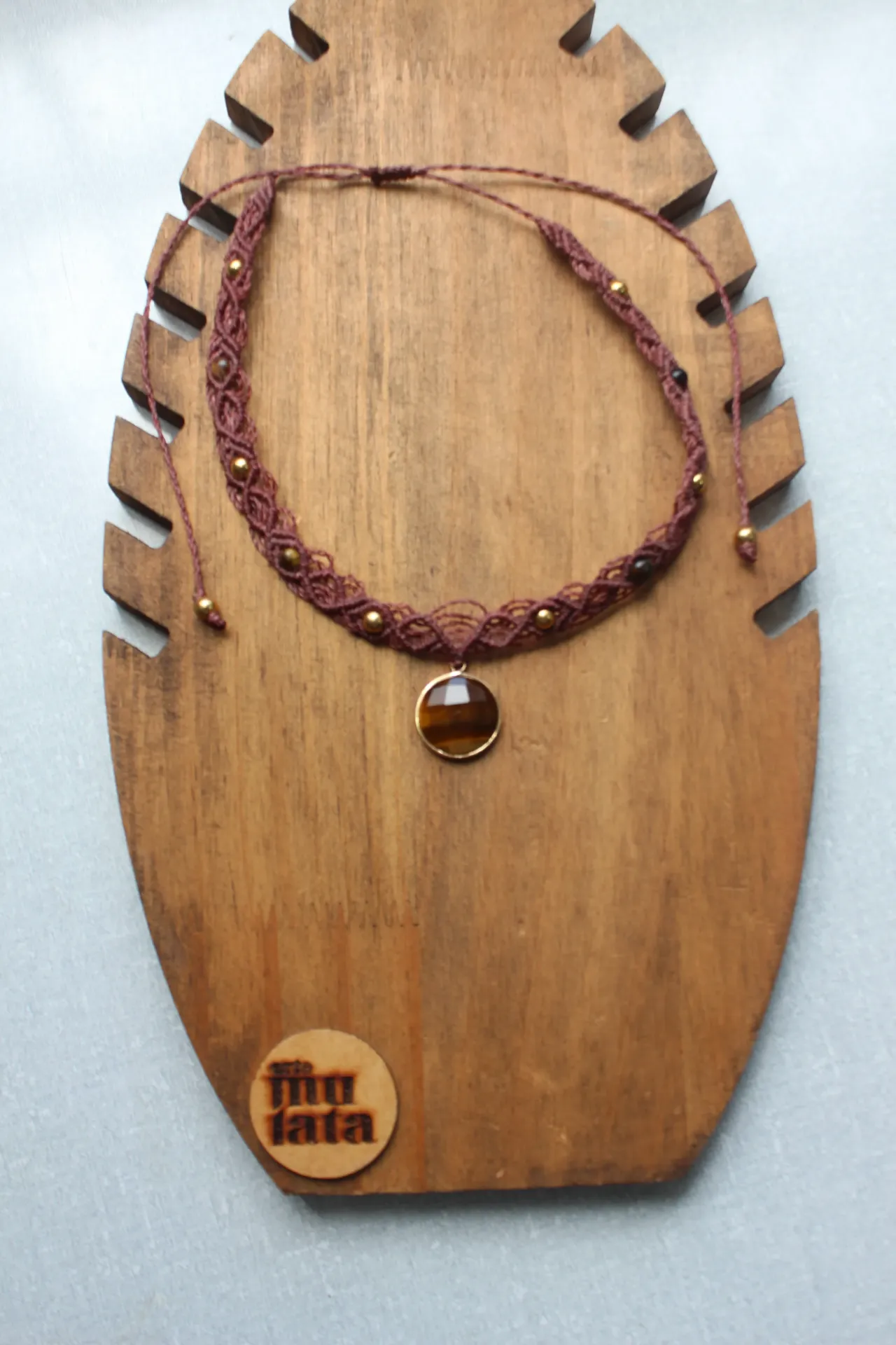 Choker Ojo de Tigre