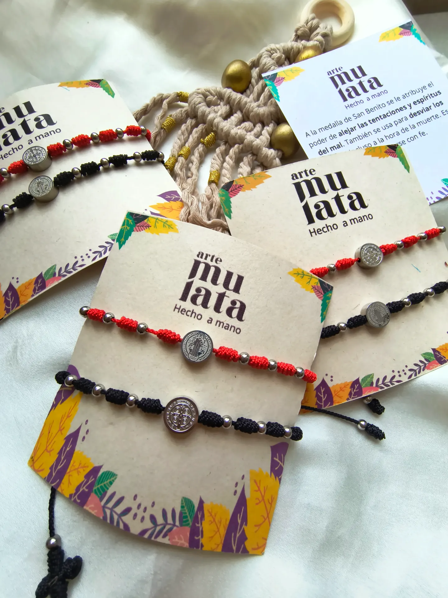 Set Pulsera Pareja San Benito