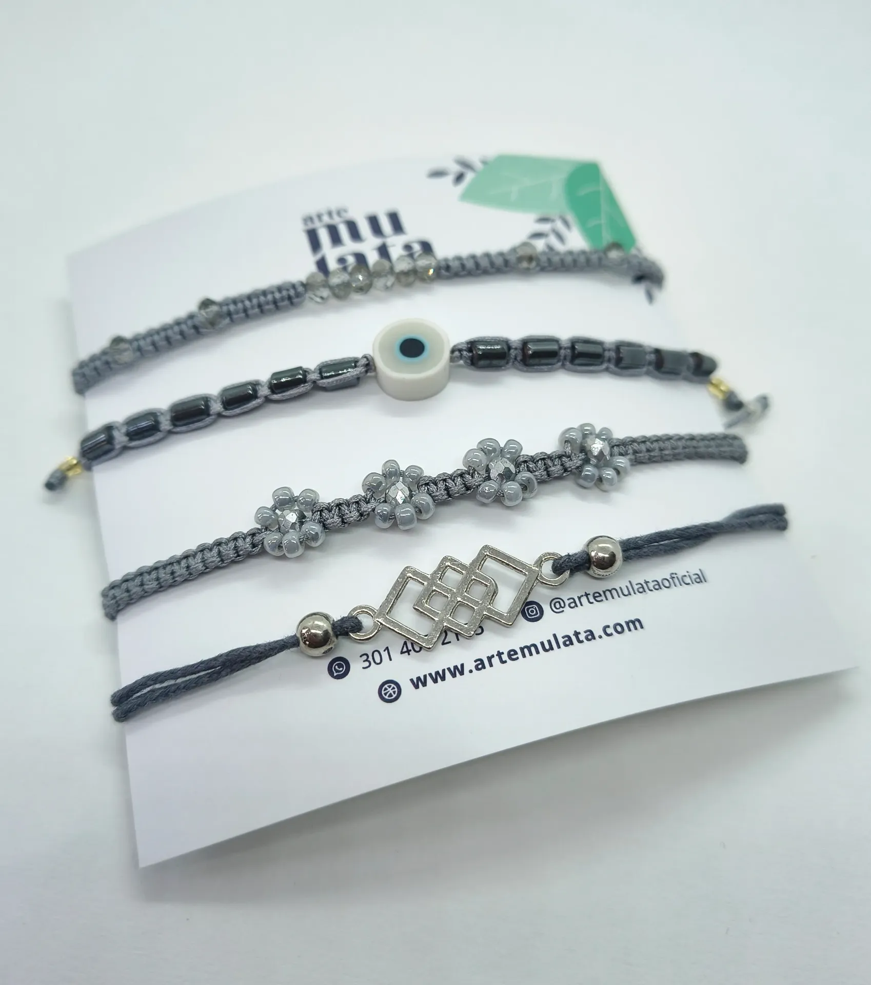 Set de Pulseras Nudo de Angél