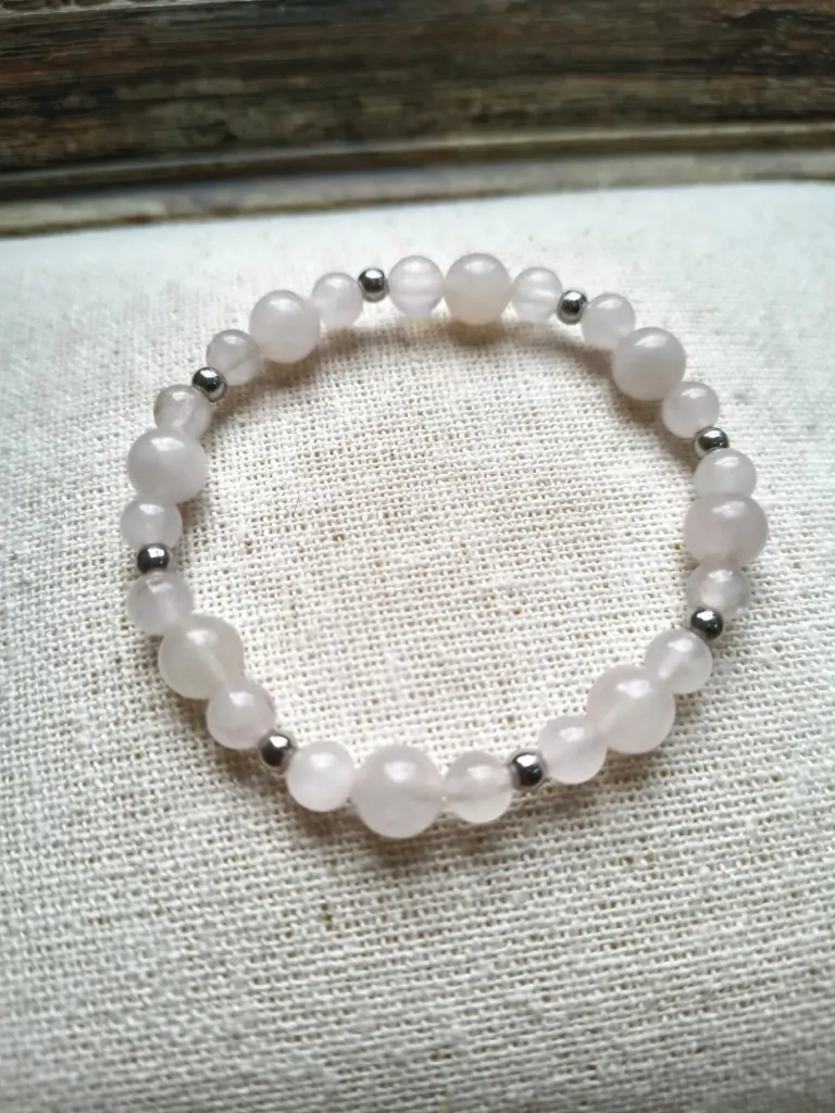 Pulsera Cuarzo Rosa